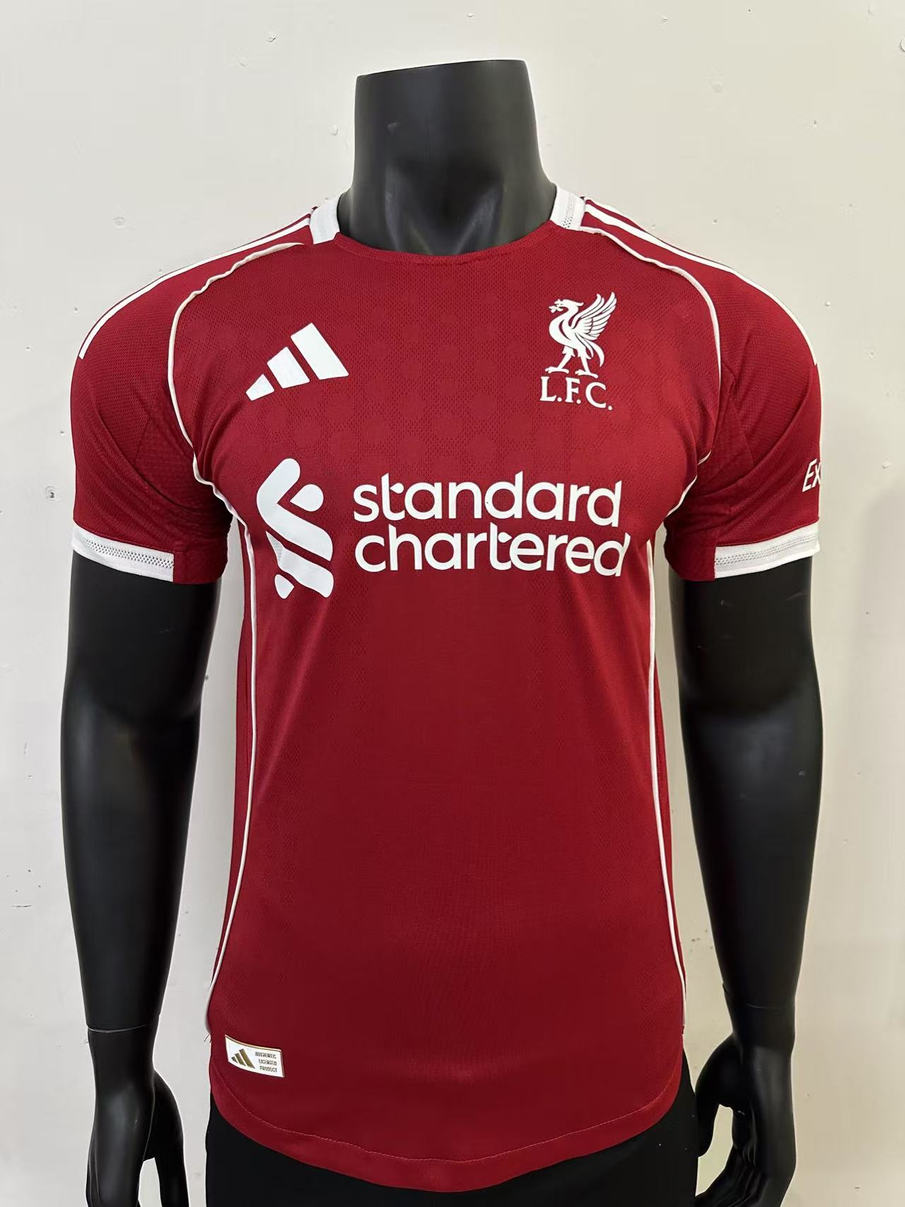 25/26 Player Version Liverpool Home Football Shirt-mysite Custom Football Kit- Nextkits