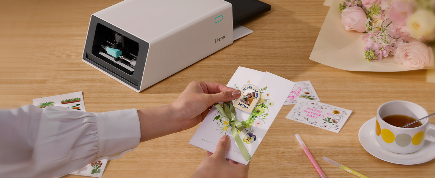 Liene PixCut S1 Photo Sticker Printer Cutting Machine  All in One Sticker Maker Machine