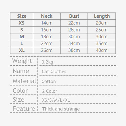 Cotton Dinosaur Cat Clothes 2 Color Vest