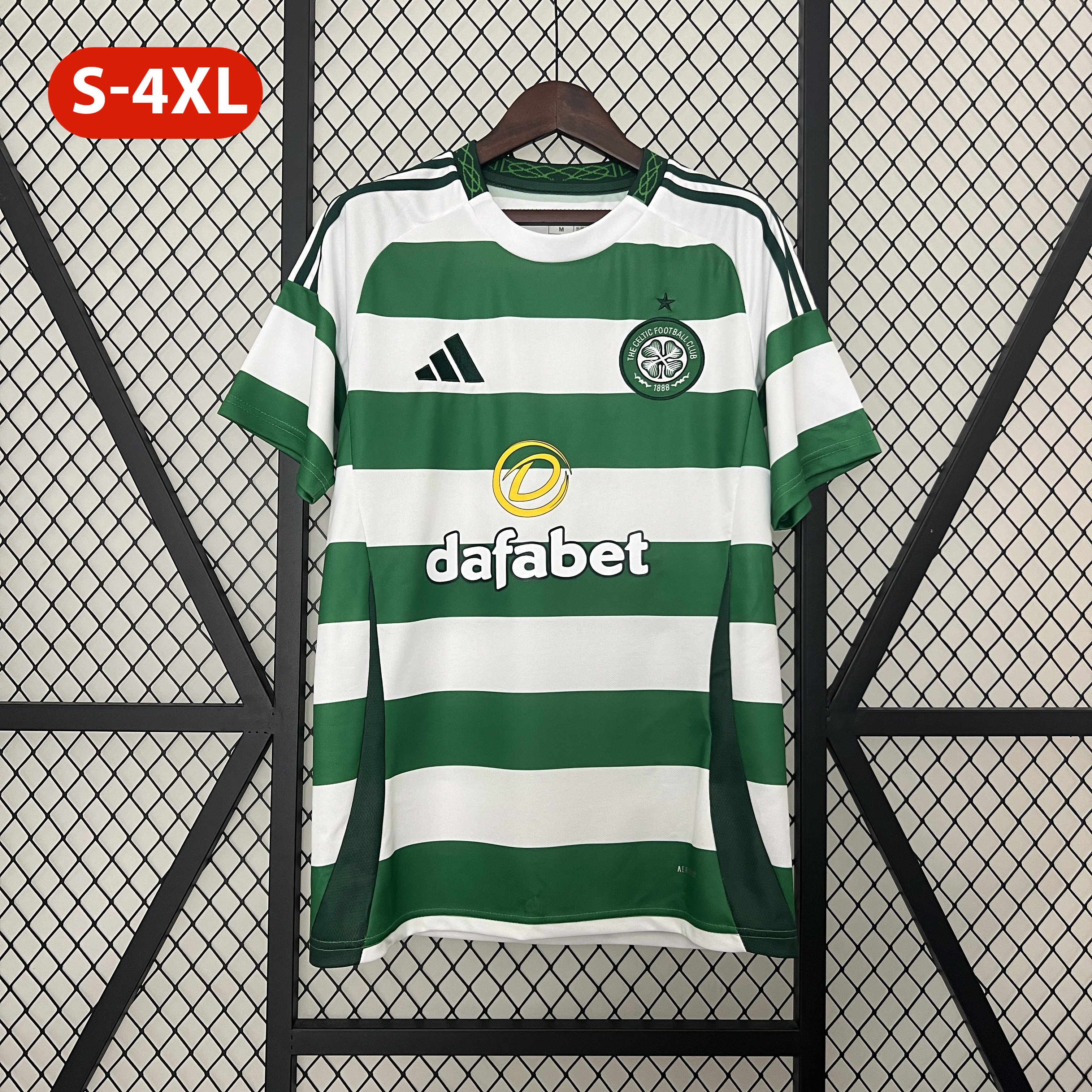 ManixJersey.com | Celtic 24-25 Home Stadium Jersey - Fans Version -Customize Name, Number and Patch | Worldwide Shipping
