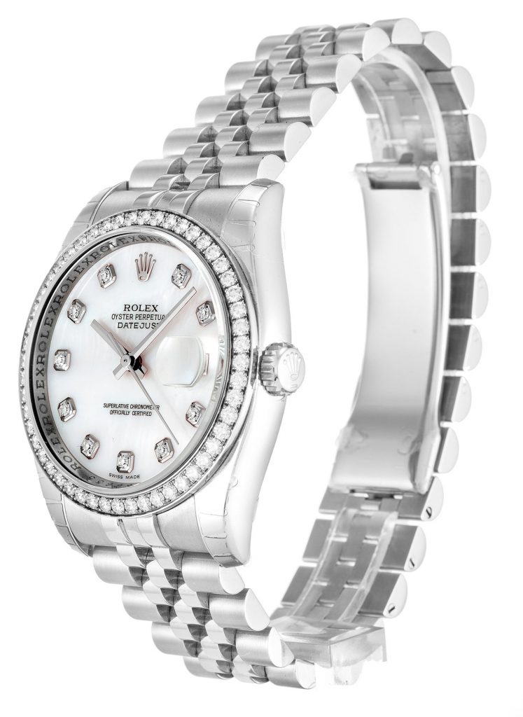 Replica Rolex Datejust 36mm Mother Of Pearl – White Dial 116244-fasswatch