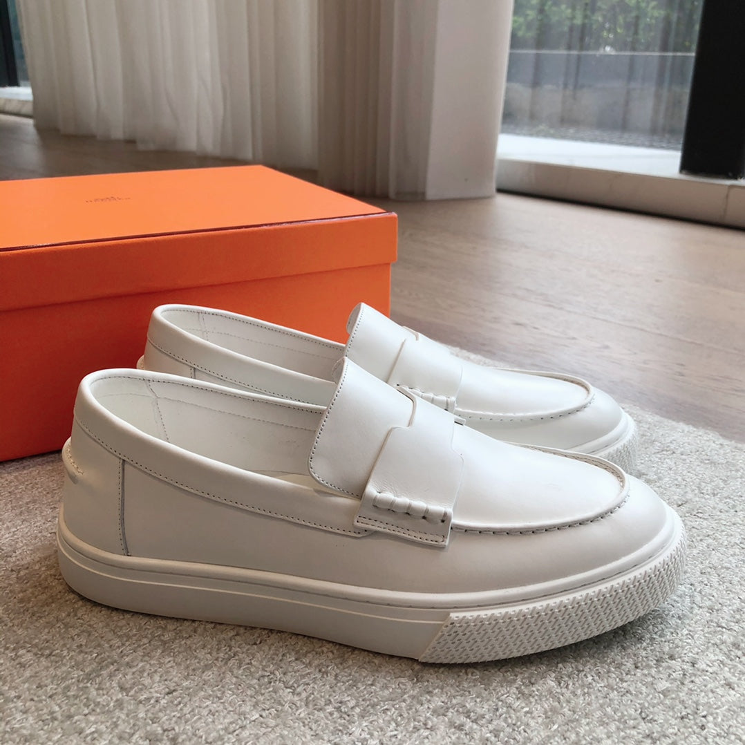 IKE SLIP-ON SNEAKER WHITE CALFSKIN、mysite、Cacoeks