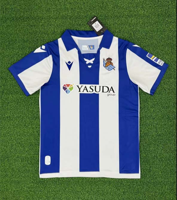 2024/2025 Real Sociedad Home Football Shirt 1:1 Thai Quality:football jersey mysite: unitedjerseyfootball 邓江浪:football