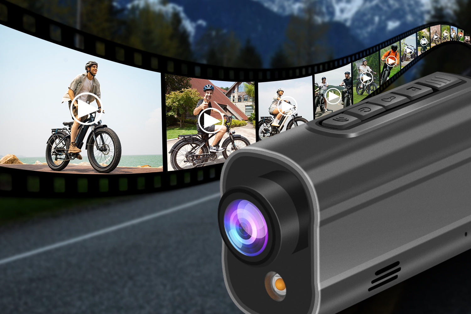 Ebike Action Camera 5K Cycling Recorder、mySite、bearsvspackers