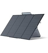 EF ECOFLOW 400W Portable Solar Panel, Foldable & Durable, Complete with an Adjustable Kickstand C...