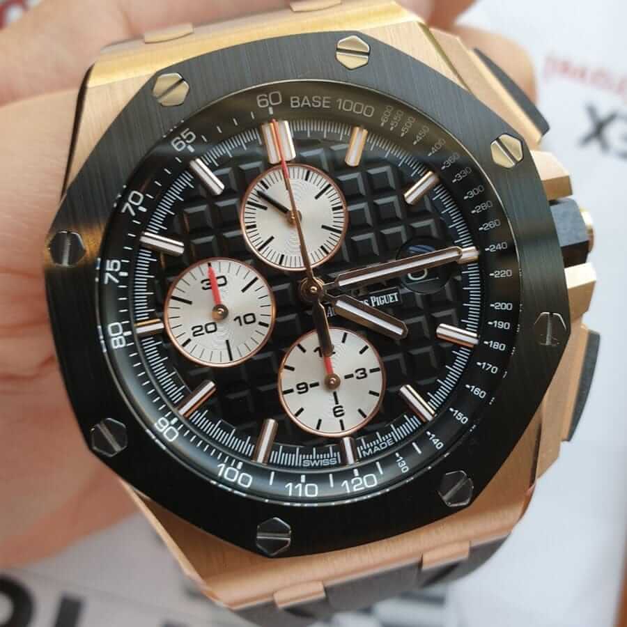 Audemars Piguet Rose Gold Black Replica-fasswatch