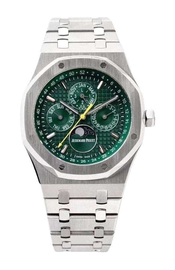 Audemars Piguet Royal Oak Chronograph 26574ST.OO.26606ST.03 Super Clone Watch – 42mm Green Dial Replica