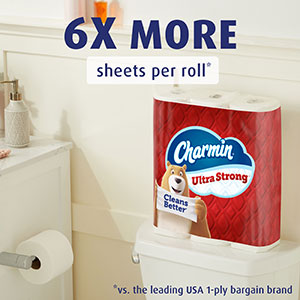 6X MORE sheets per roll