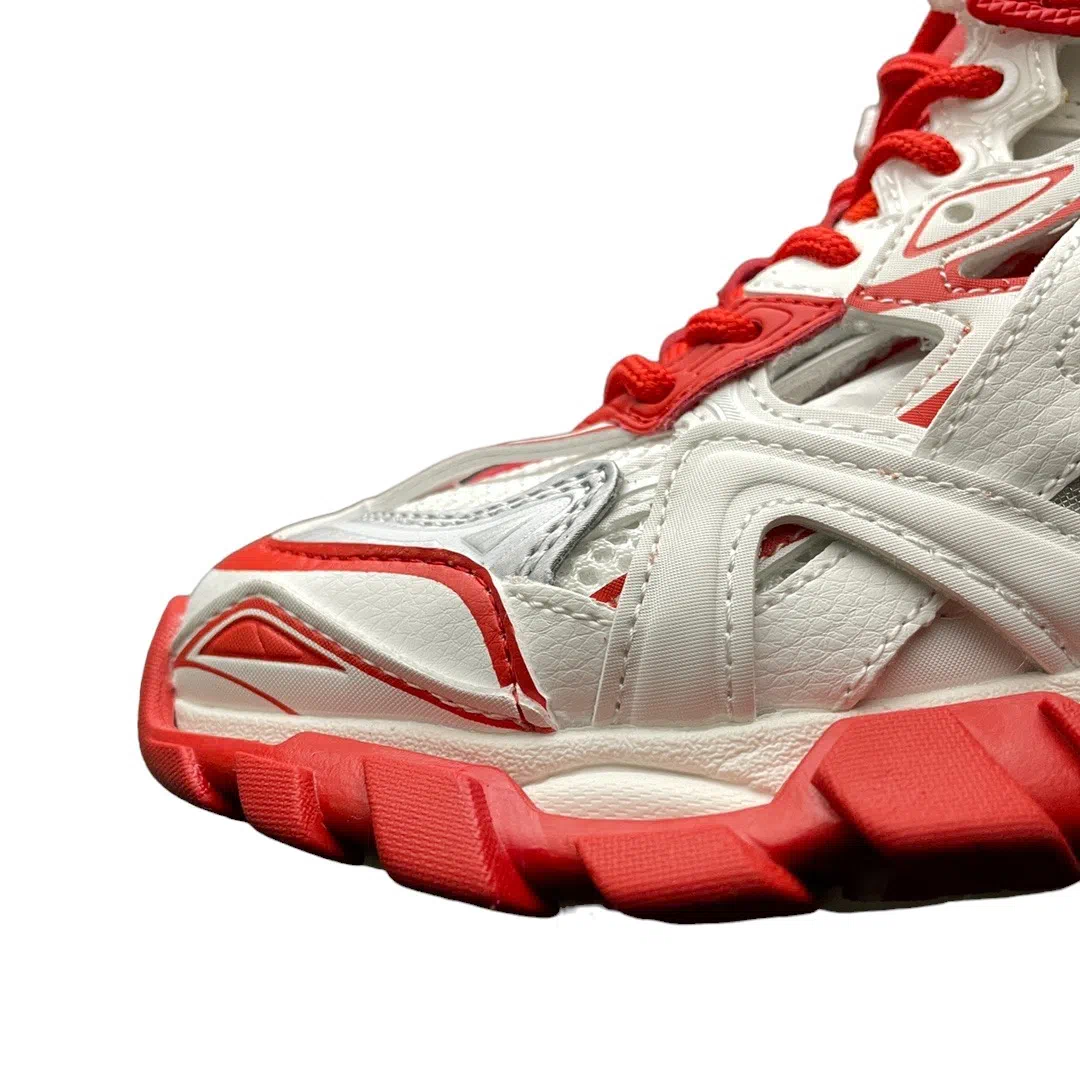 Balenciaga Track 2.0 Sneaker in White Red、mysite、Cacoeks