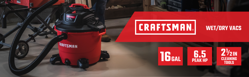 craftsman. wet/dry. wet dry vac. vacuum cleaner. shop vac. shop vacuum. 16 gallon. wet dry vacuum