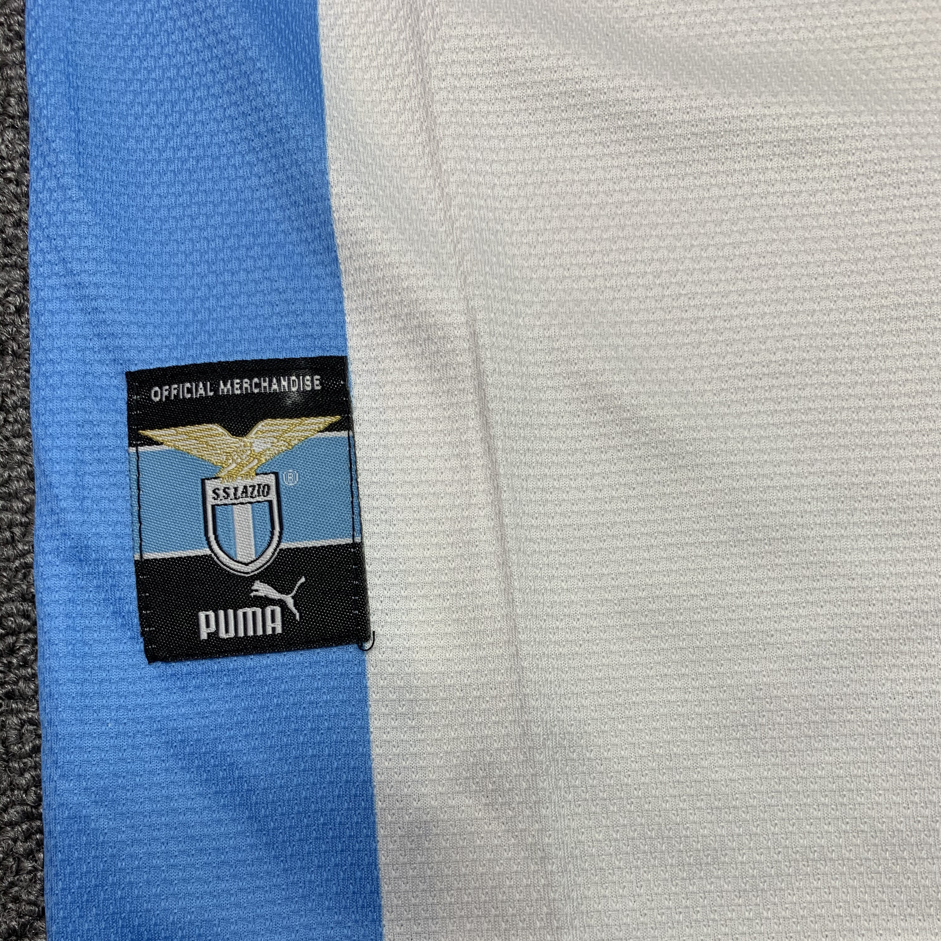 Higojerseys-Retro Lazio 1999-00 European Home Stadium Jersey