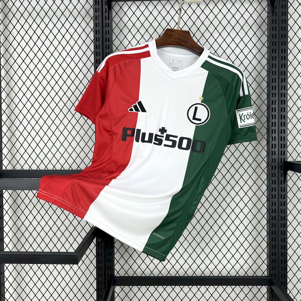 Higojerseys-Legia Warsaw 24-25 Away Jersey - Fans Version