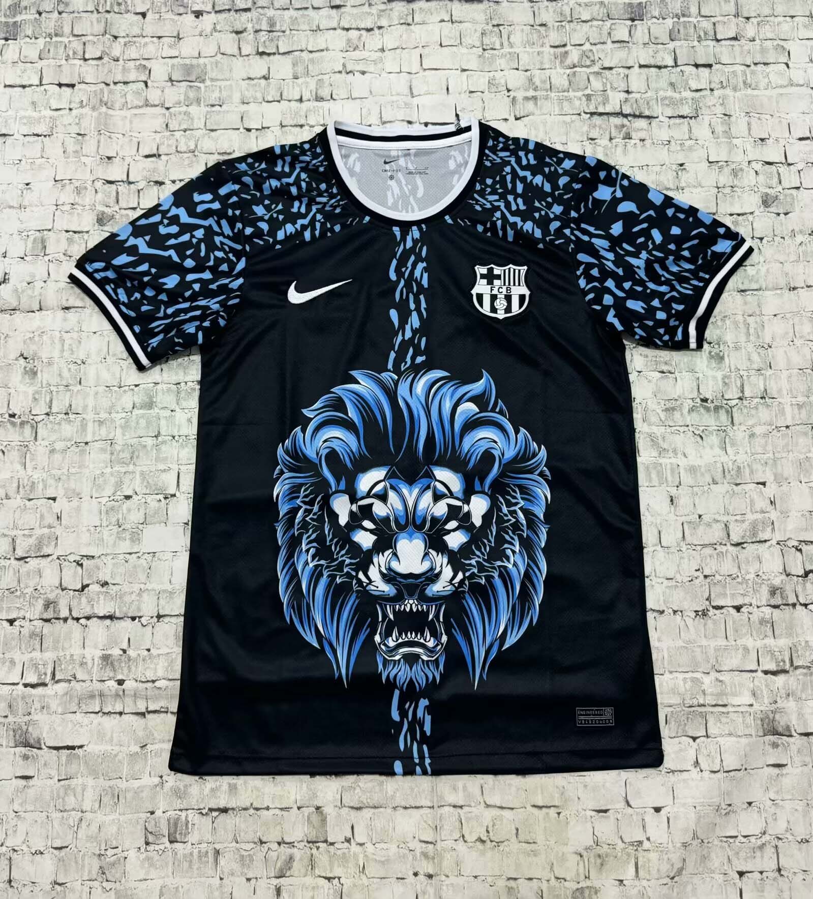 2024/2025 Barcelona Special Edition Black and Blue Football Shirt 1:1 Thai Quality:football jersey mysite: unitedjerseyfootball 邓江浪:football