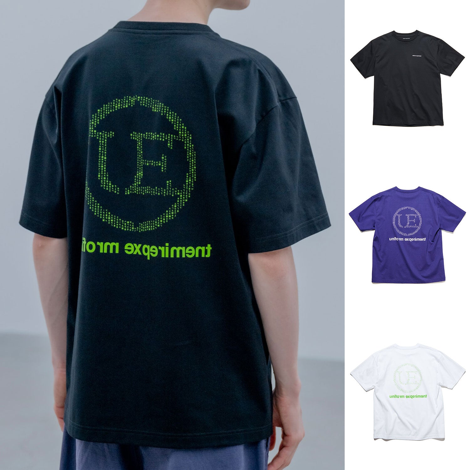 uniform experiment 25S/S CODE LOGO TEE  UE-250042 
