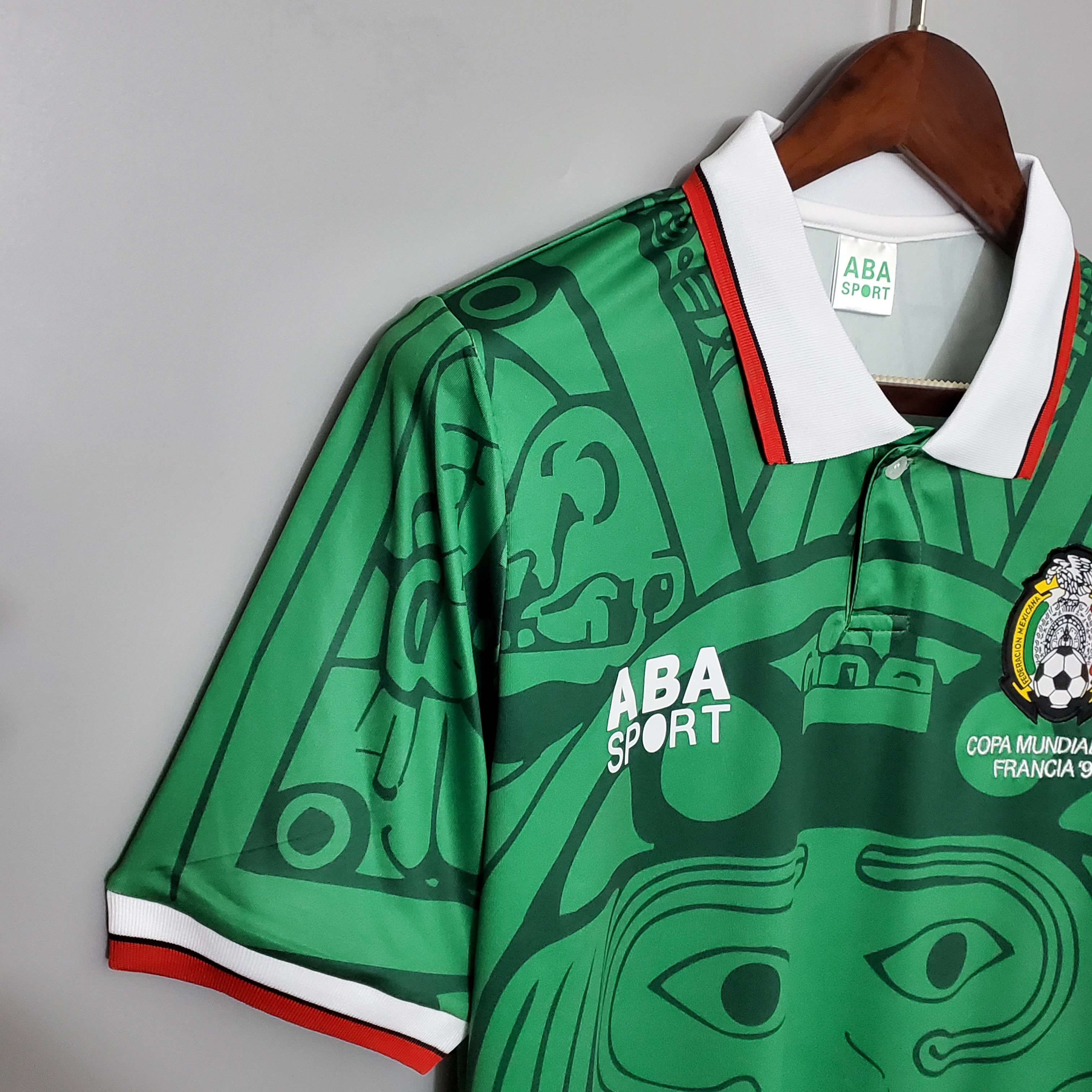 ManixJersey.com | Retro Mexico 1998 Home Jersey -Customize Name, Number and Patch | Worldwide Shipping