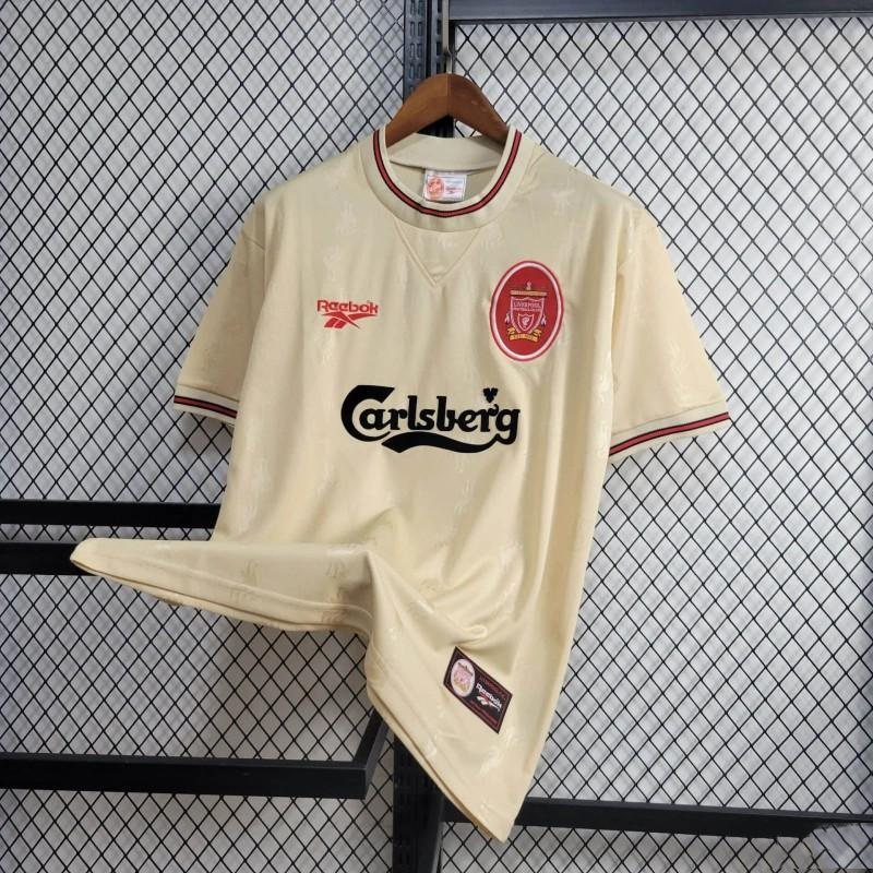 JerseysGala.com | Retro Liver.pool 1996-97 Away Jersey -Customize Name, Number and Patch | Worldwide Shipping