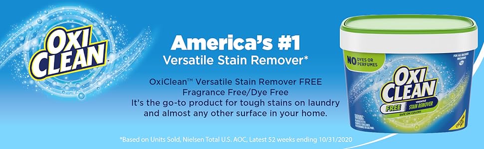 americas top versatile fragrance free dye free stain remover the go to product for tough stains