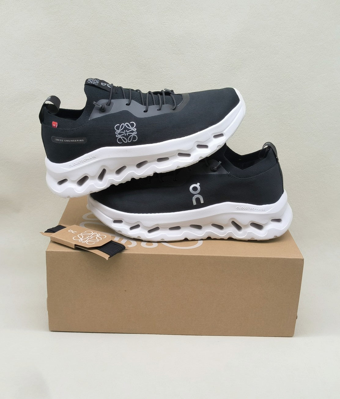 LW CLOUDTILT SNEAKER BLACK-WHITE POLYESTER、mysite、Cacoeks