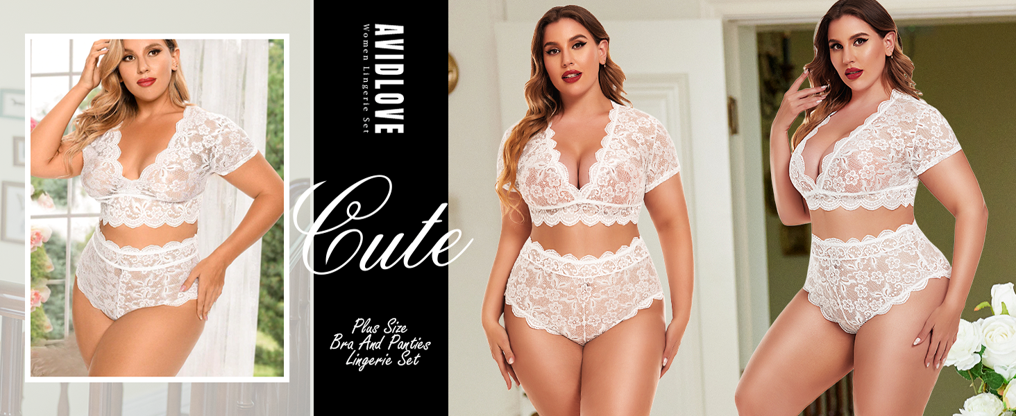 white bra and panty set