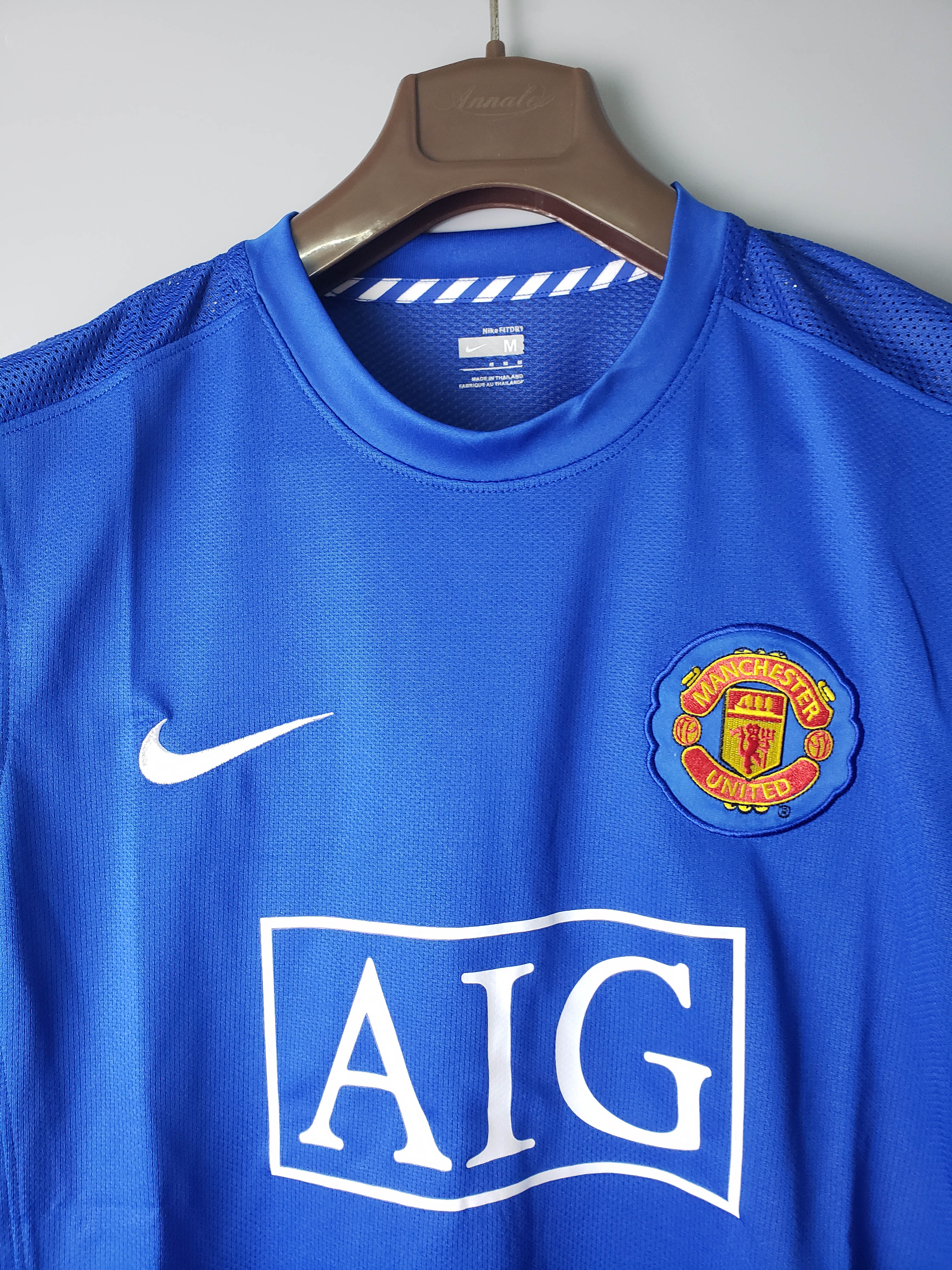 2007/2008 Retro Manchester United Football Shirt Away 1:1 Thai Quality:football jersey mysite: unitedjerseyfootball 邓江浪:football
