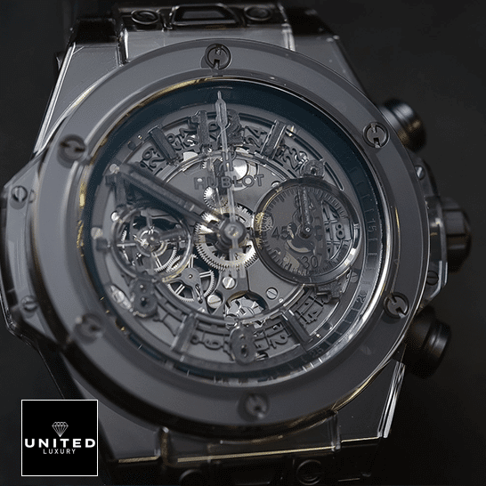 Hublot 411.JB_.4901.RT Big Bang Black Case Dial Bezel Replica front view