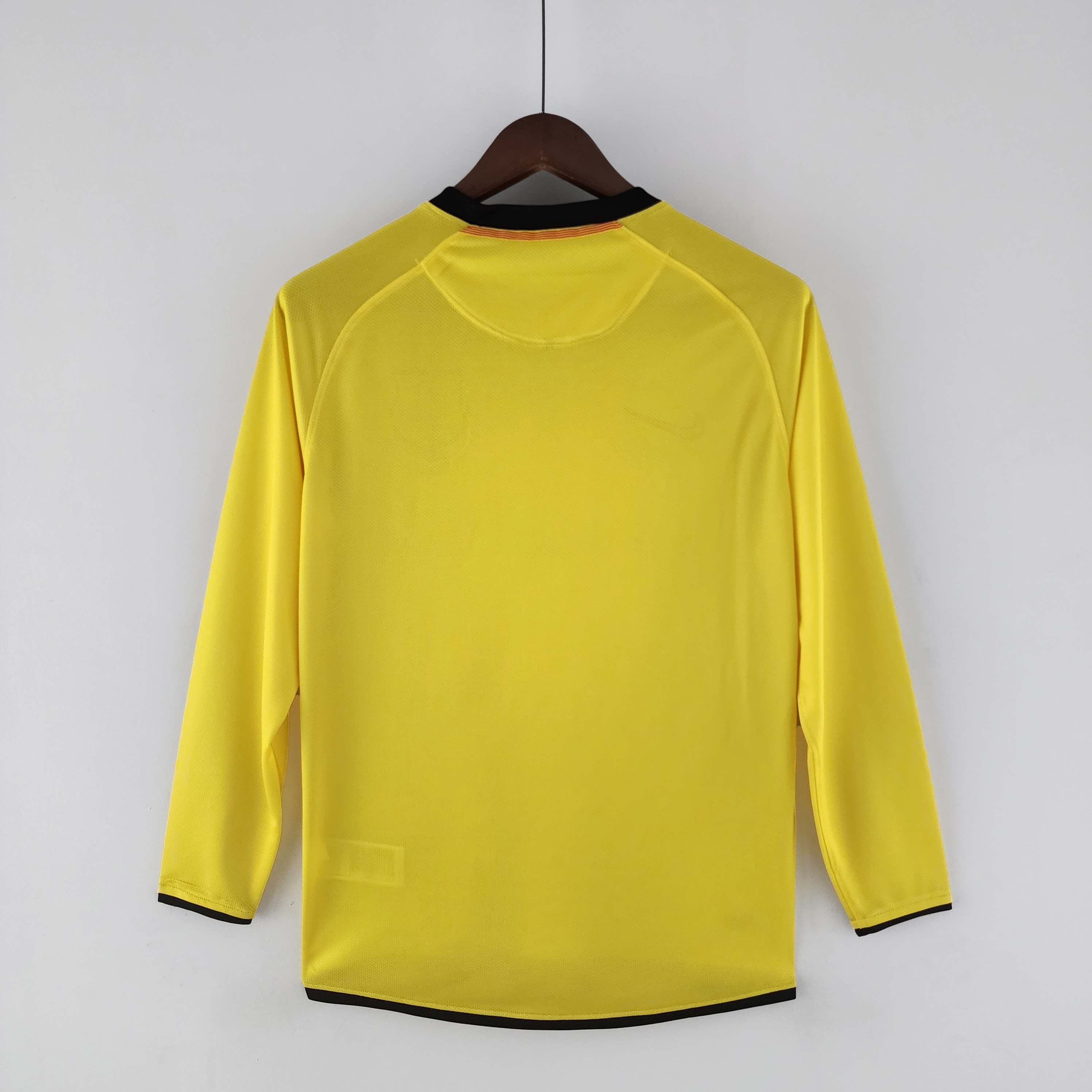 2008/2009 Retro Long Sleeve Barcelona Away Football Shirt 1:1 Thai Quality:football jersey mysite: unitedjerseyfootball 邓江浪:football