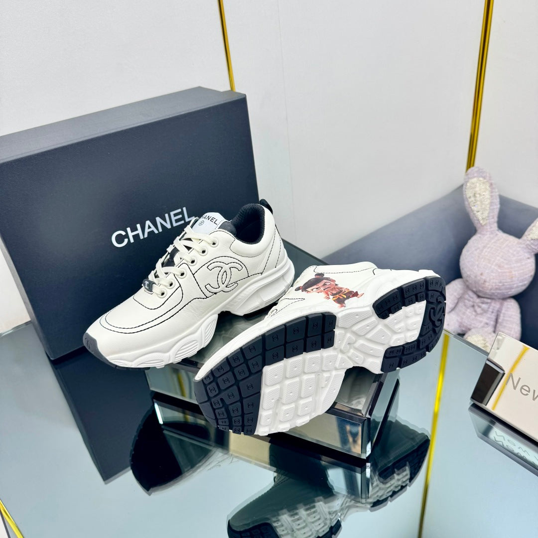 TRAINERS SNEAKER IN WHITE CALFSKIN WITH STICKER 238629、mysite、Cacoeks