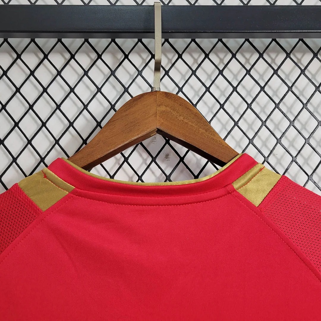 SIUjerseys-Retro Liver.pool 2005-06 European Home Stadium Jersey