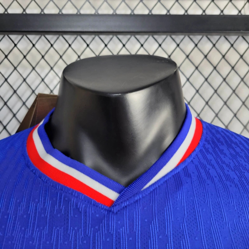 GlobeJersey-France 2024 Home Long Sleeve Jersey - Player Version