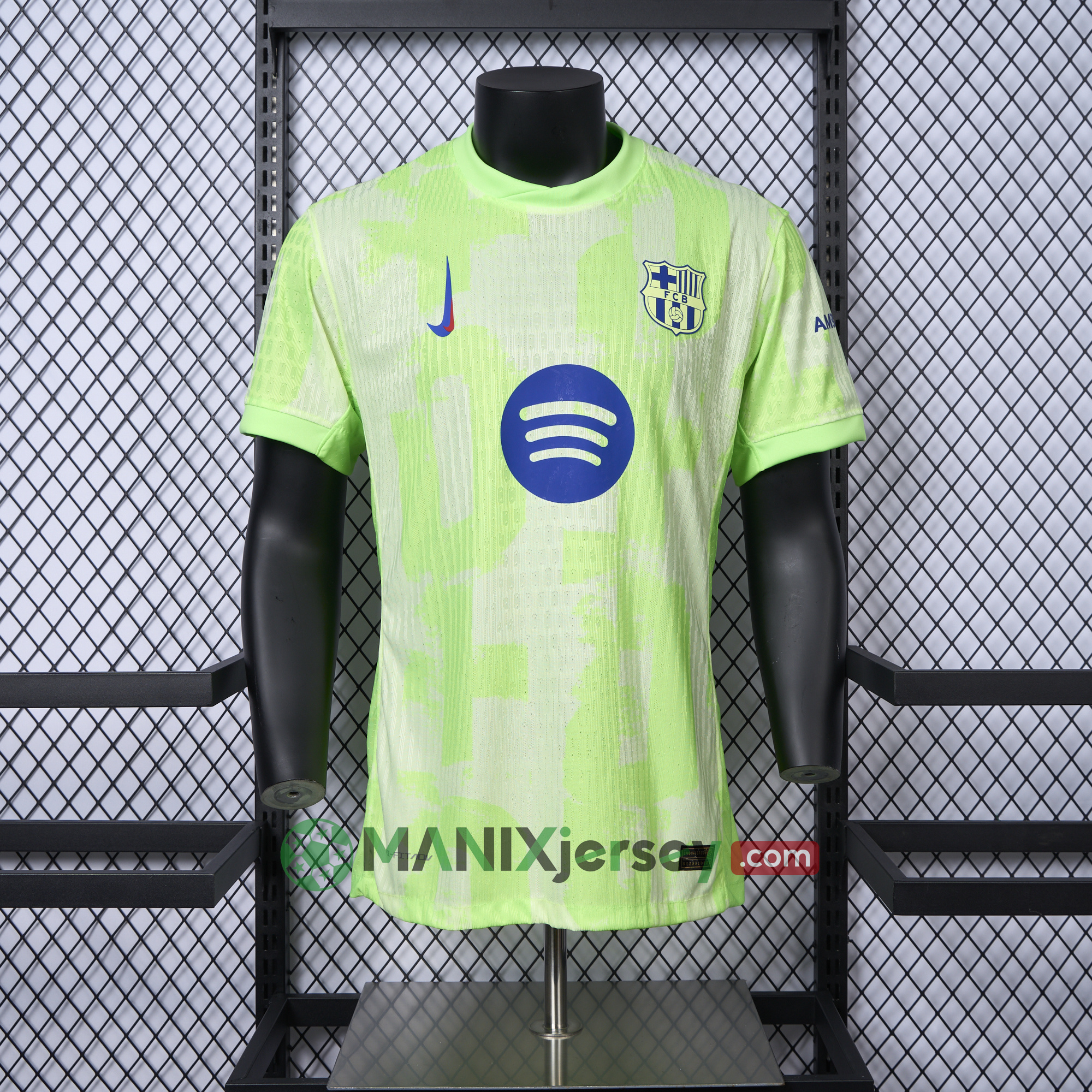 ManixJersey.com | Barcelona 24-25 Third Jersey with Big Logo - Player Version -Customize Name, Number and Patch | Worldwide Shipping