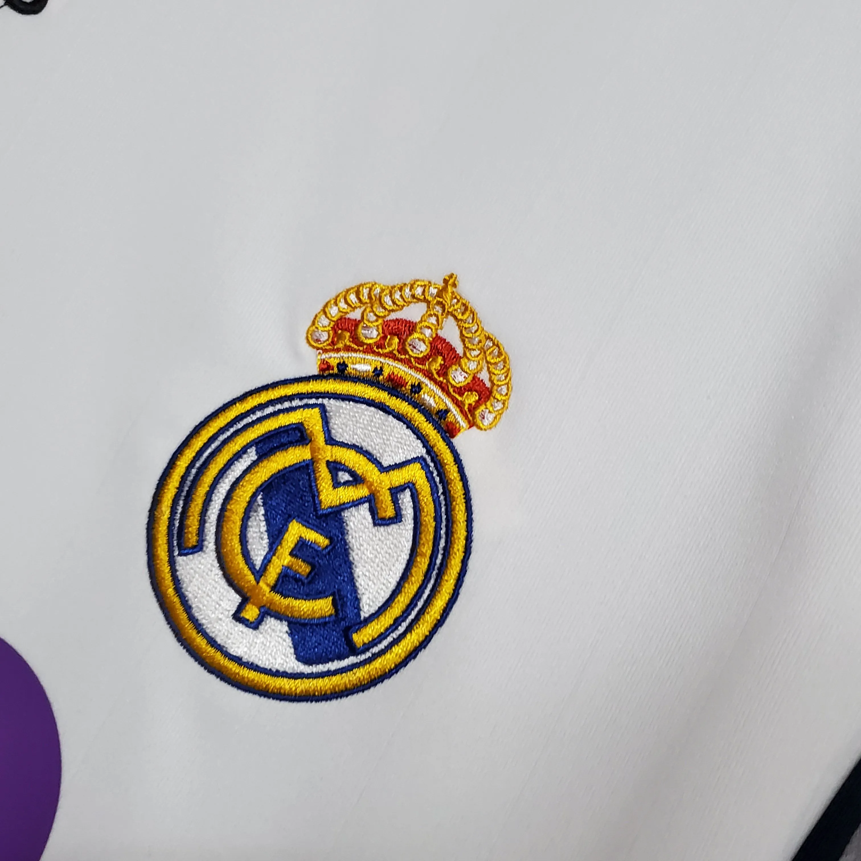 06-07 Real Madrid home soccer jersey-Retro version: Ajax 24-25 Home Stadium Jersey - Fans Version mysite: Adidas luxuryfootballshirts.com: https://www.luxuryfootballshirts.com/