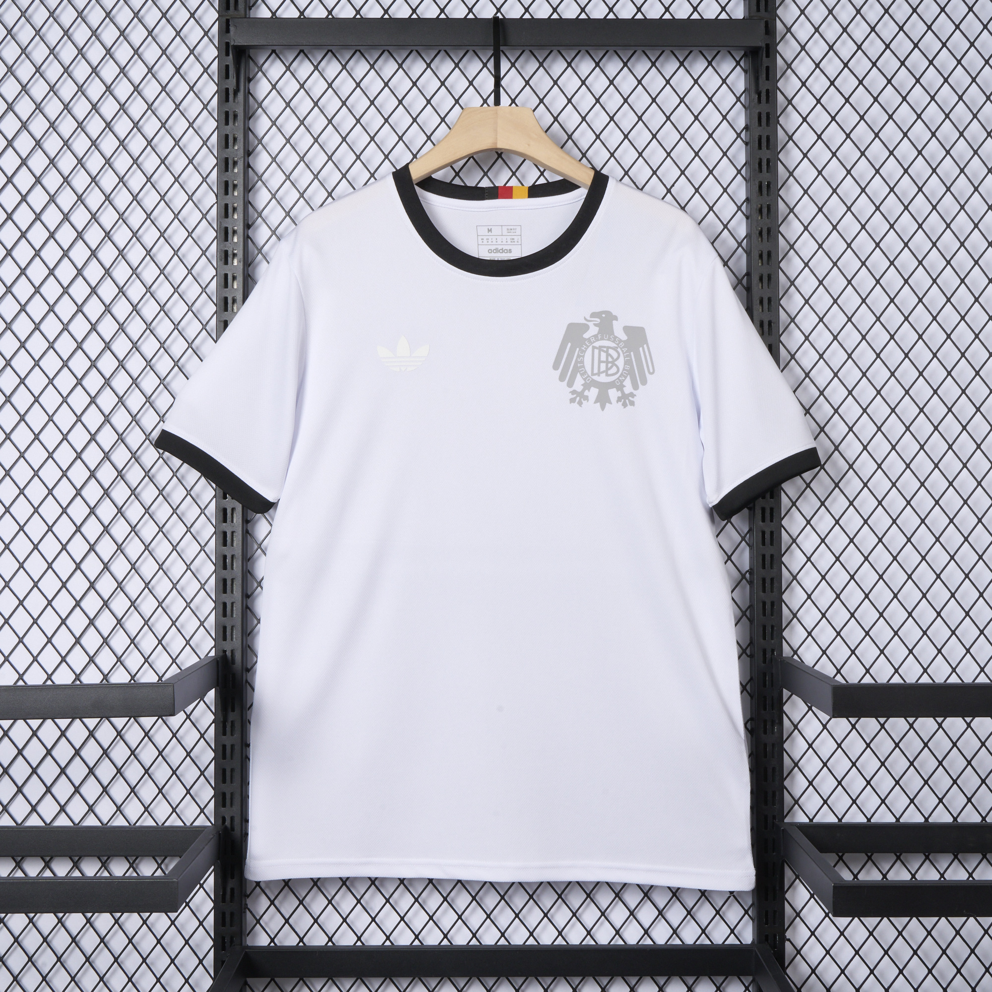 JerseysGala.com | Germany 2025 White Retro Style Jersey - Fans Version -Customize Name, Number and Patch | Worldwide Shipping