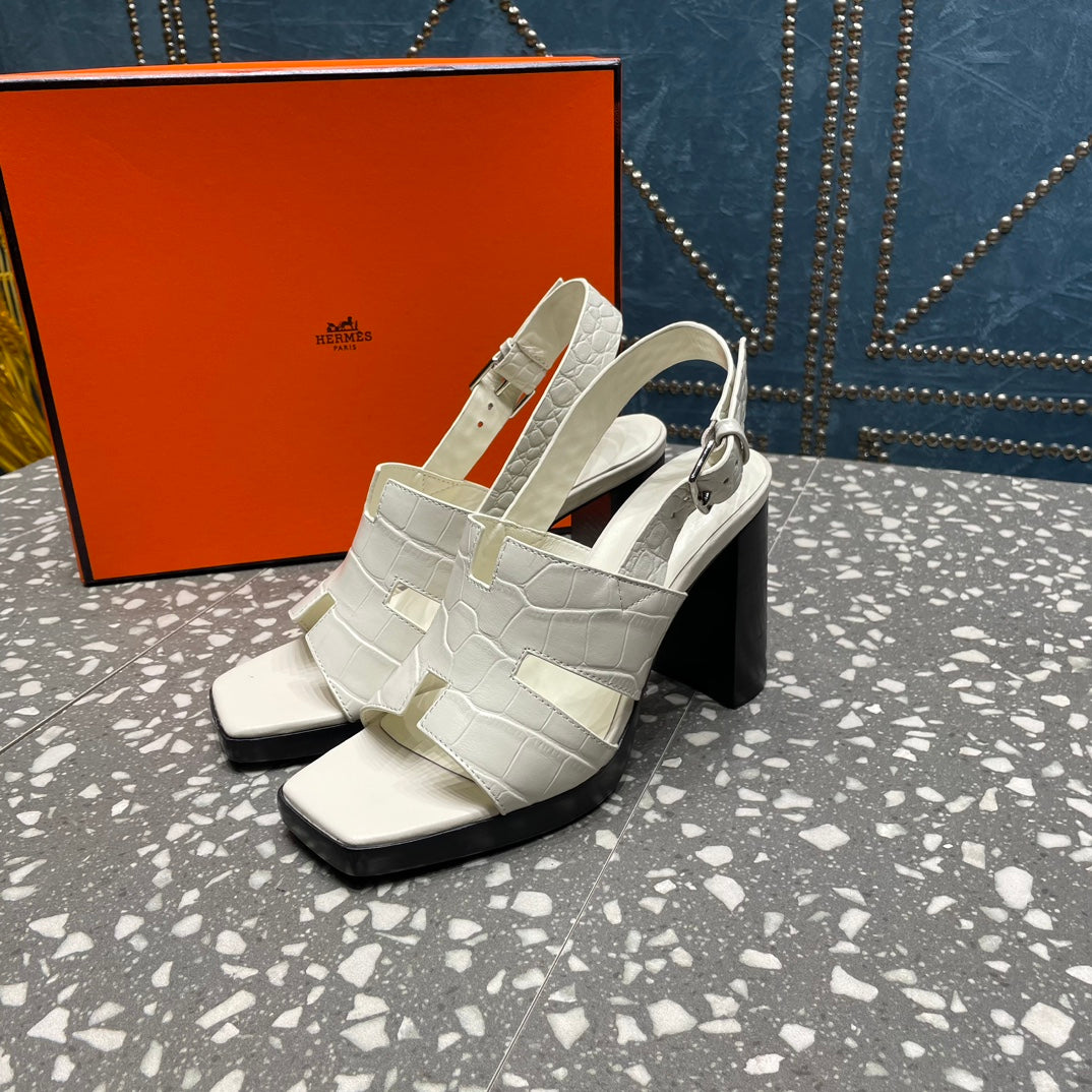 ERIS SANDAL 95 WHITE CALFSKIN、mysite、Cacoeks