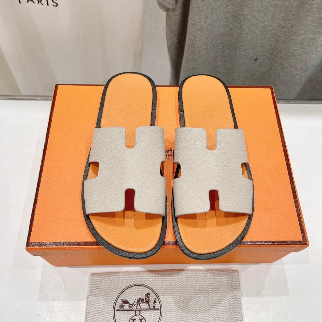 IZMIR SANDAL CREAM WHITE MIX LIGHT ORANGE LAMBSKIN、mysite、Cacoeks