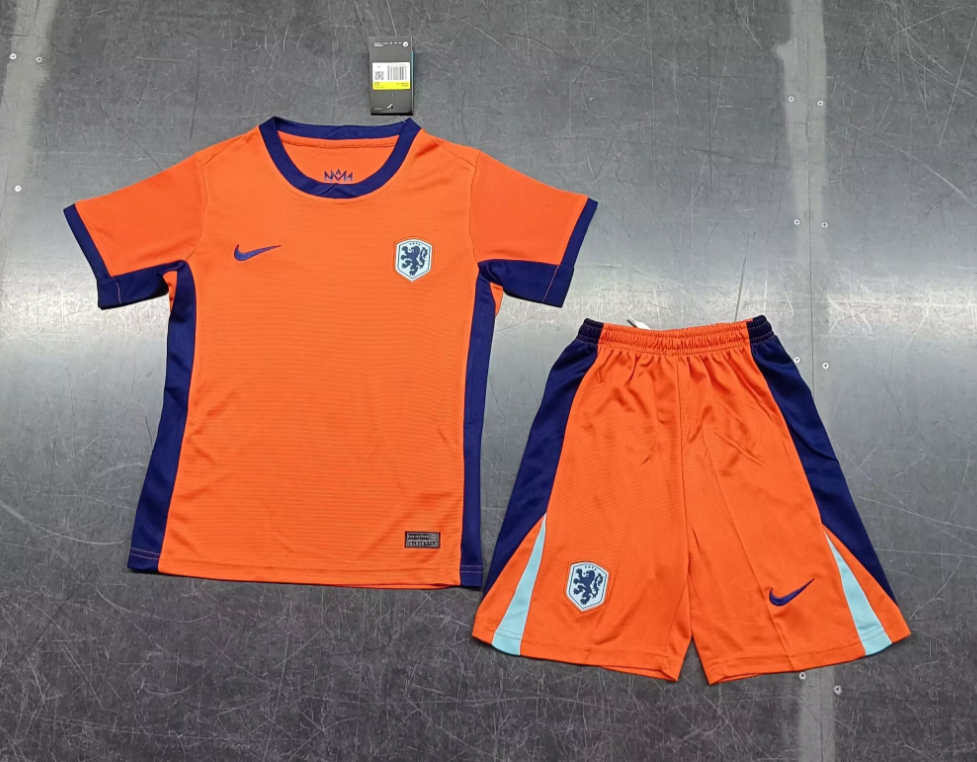 24/25 Netherlands Home Football Shirt Kids Size Suit-mysite Custom Football Kit- Nextkits