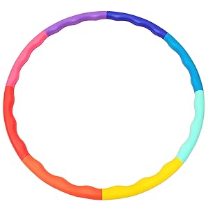 Sports Hoop weighted hula hoop for workout exercise fitness ab muscle training toning