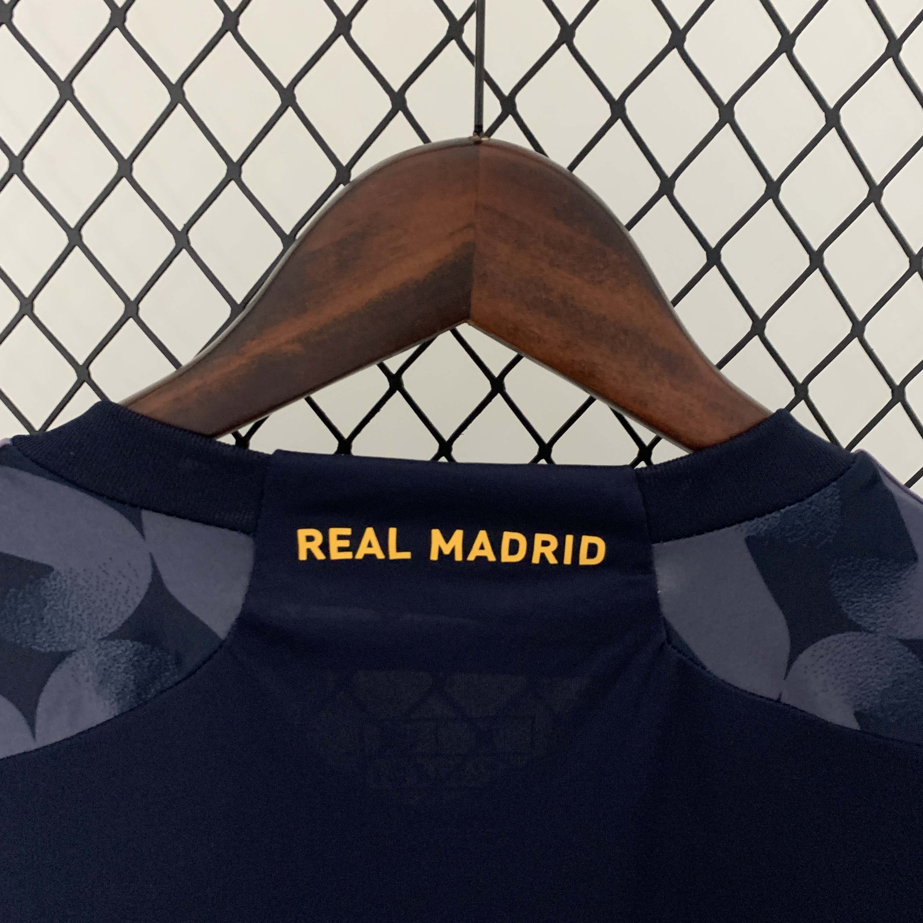 2023/2024 Long Sleeve Real Madrid Away Football Shirt 1:1 Thai Quality:football jersey mysite: unitedjerseyfootball 邓江浪:football