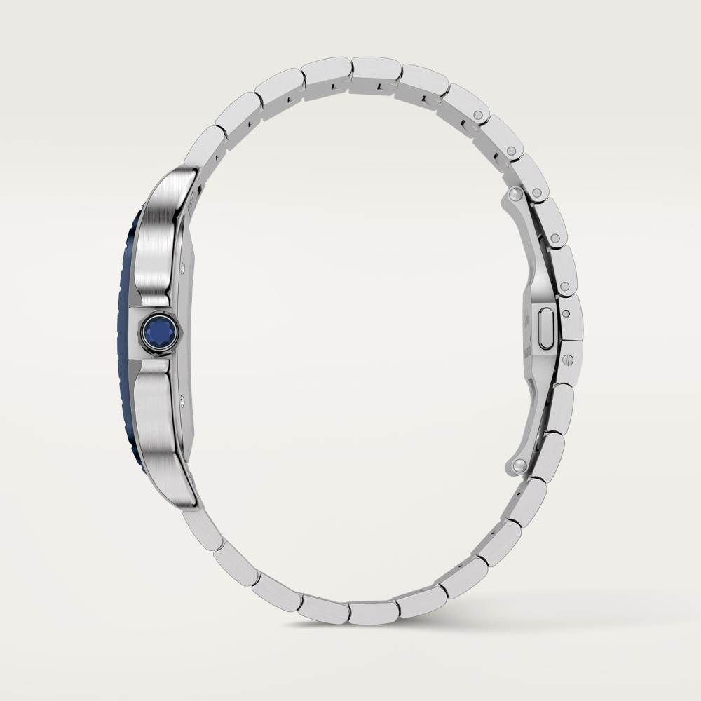 Super Clone 1:1 Cartier Santos Blue PVD Bezel WSSA0047 Replica-fasswatch