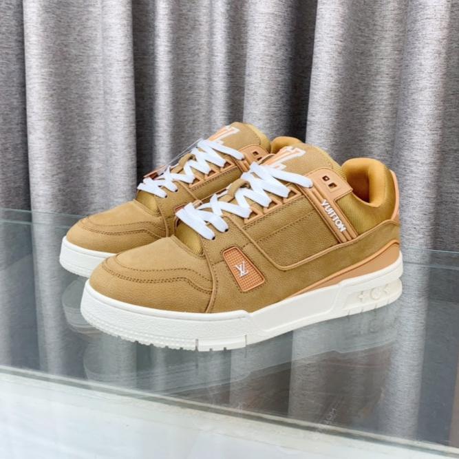 LV MAXI TRAINER IN CIDER BROWN SUEDE、mysite、Cacoeks
