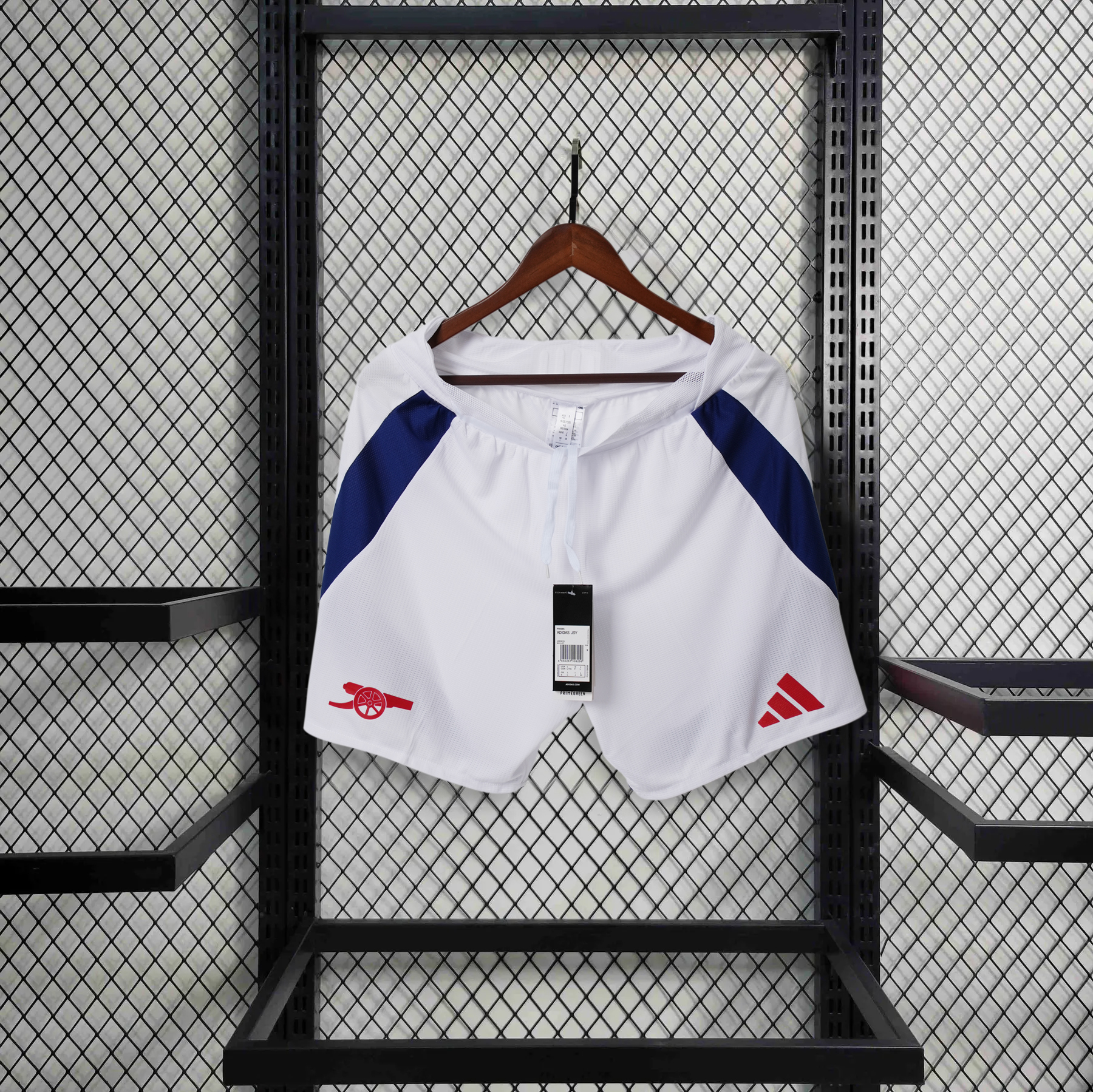 ManixJersey.com | Arsenal 2024-25 Home Shorts - Player Version -Customize Name, Number and Patch | Worldwide Shipping