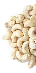 Whole Cashews W320 Non-GMO Verified by food to live