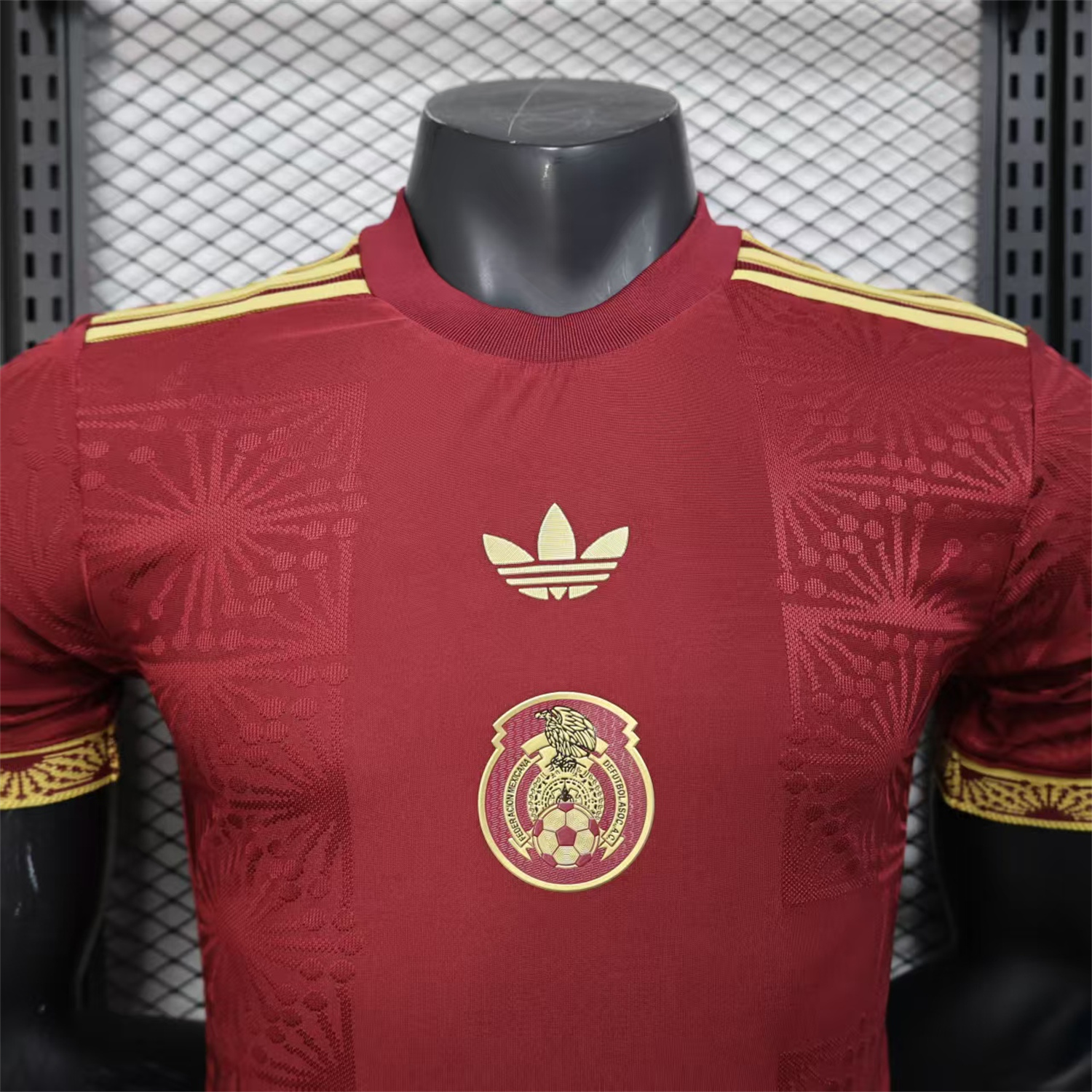 UltraTrikot-Mexico 2025 Round Logo Red Special Edition Jersey - Player Version