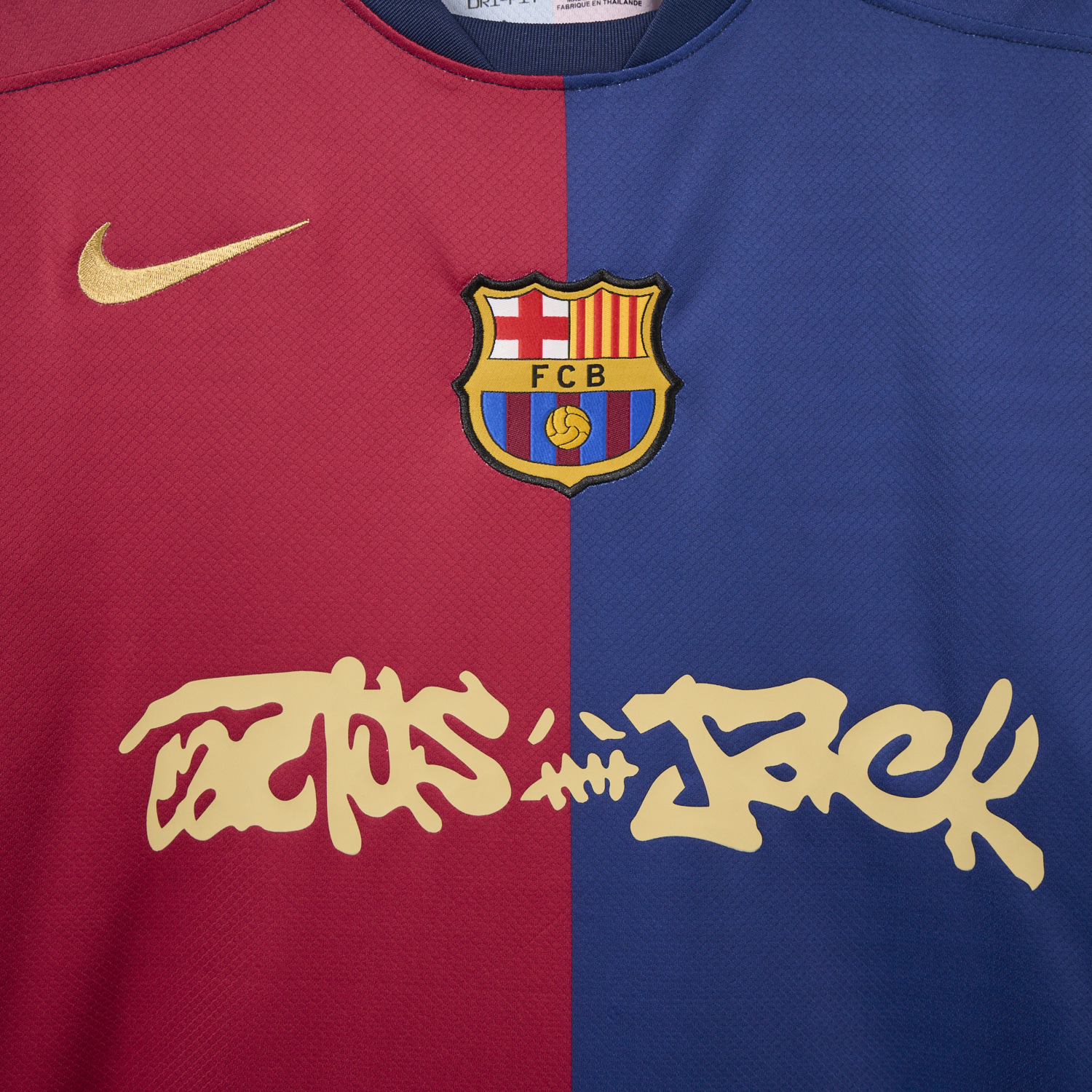 UltraTrikot-Barcelona x Travis Scott 24-25 Home Jersey - Fans Version