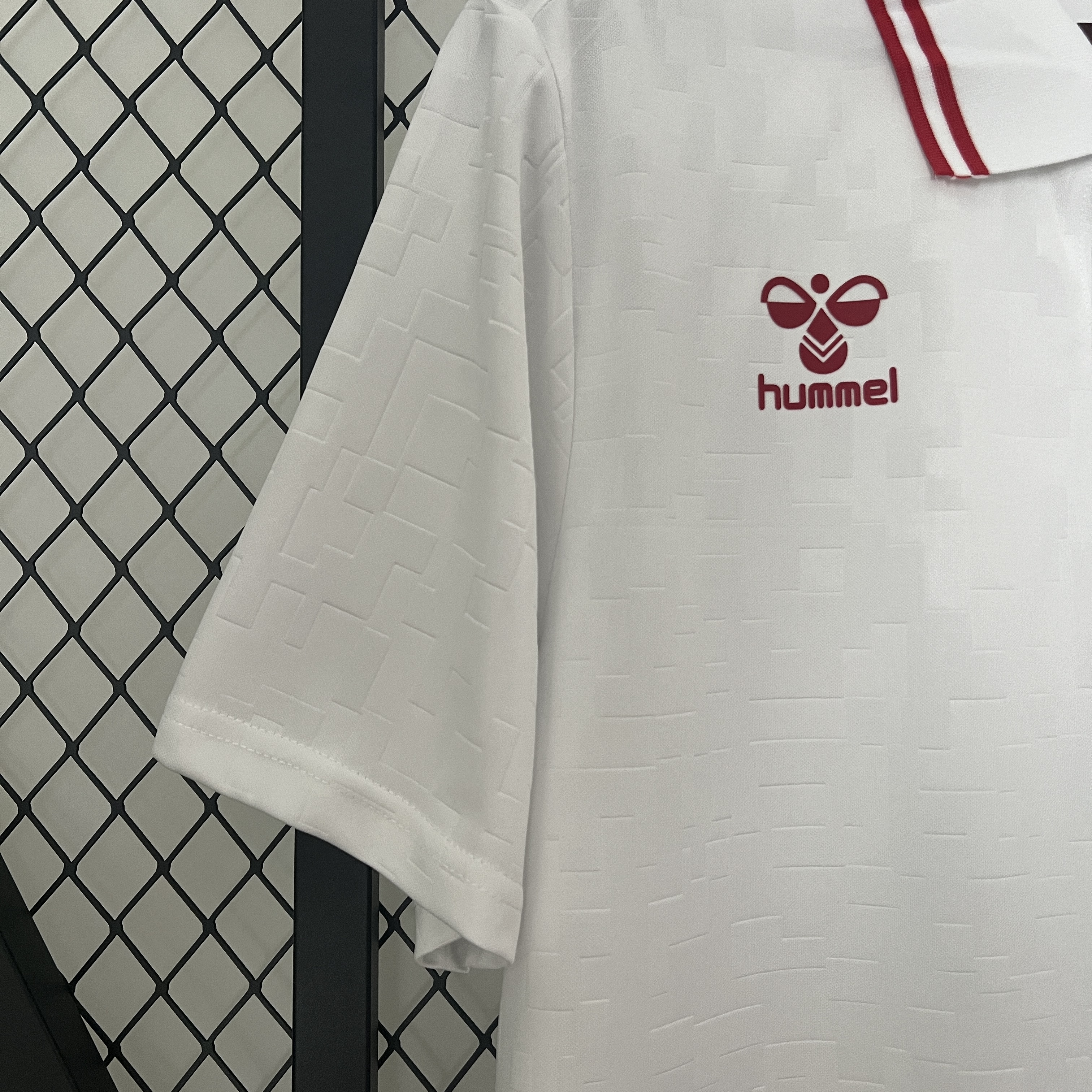 foot-Denmark 2024 Away Stadium Jersey - Fans Version