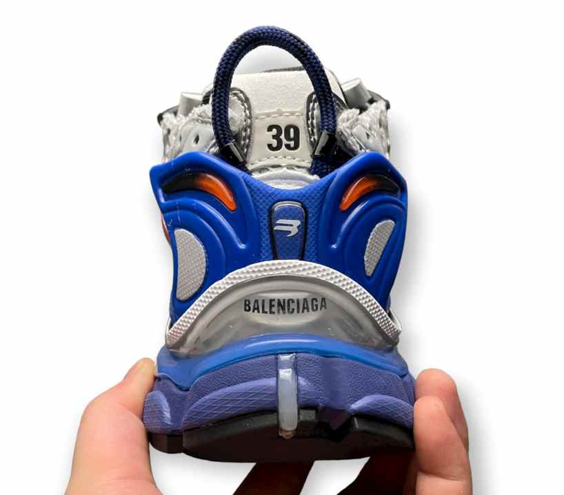 Balenciaga Runner Trainer In Silver Blue Red、mysite、Cacoeks
