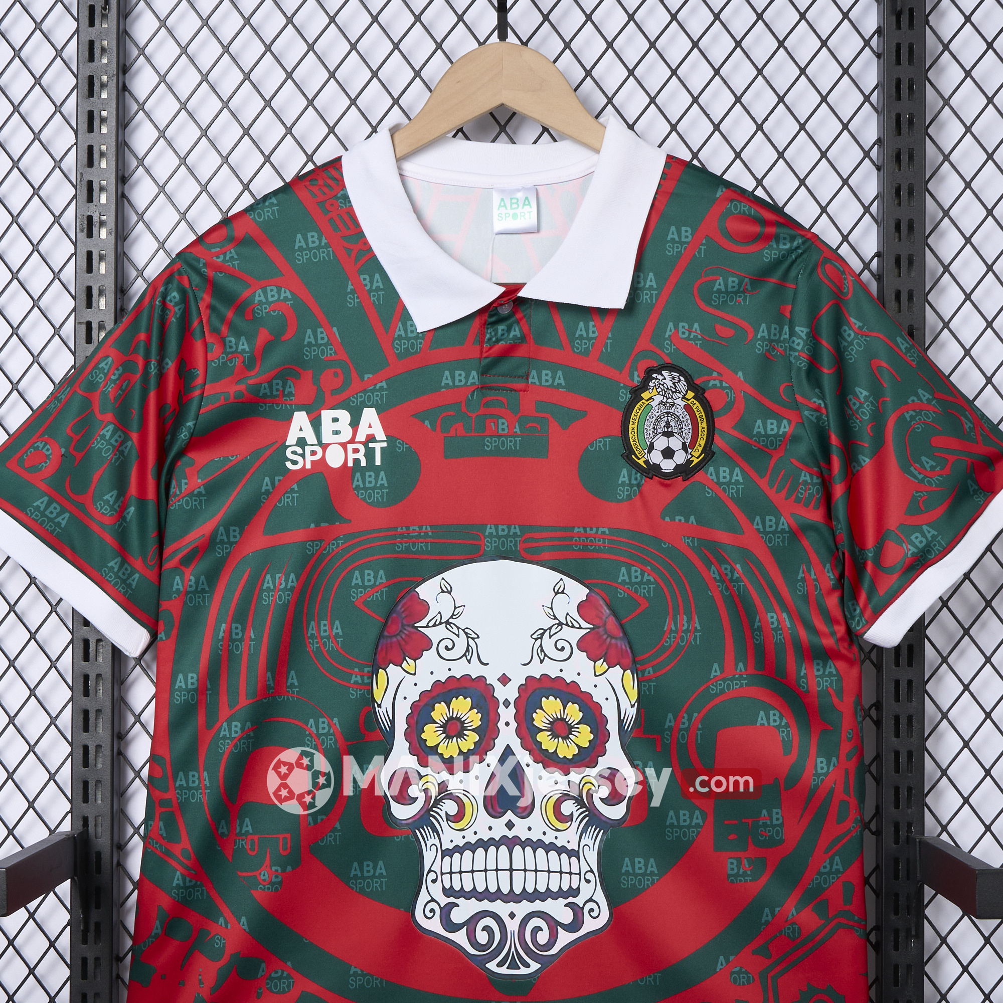 ManixJersey.com | Mexico 2024 Red Skull Special Edition Jersey - Fans Version -Customize Name, Number and Patch | Worldwide Shipping