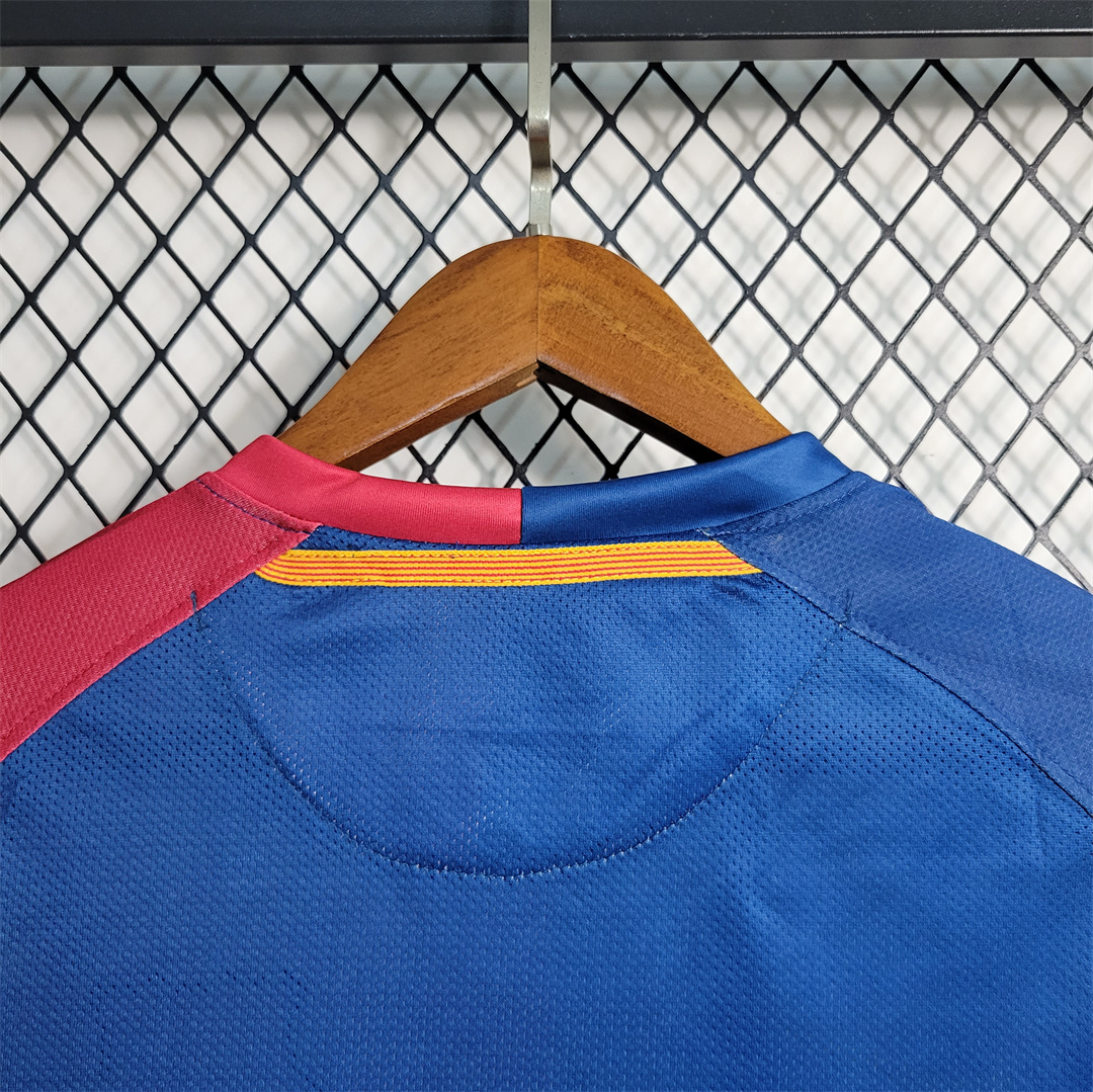 ManixJersey.com | Retro Barcelona 08-09 Home Stadium Jersey -Customize Name, Number and Patch | Worldwide Shipping