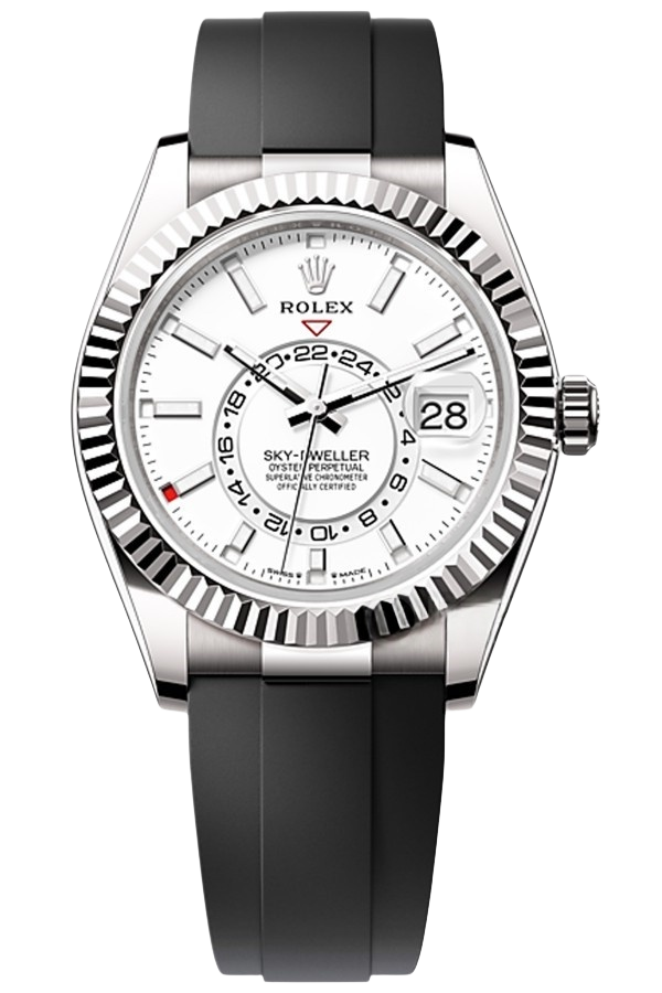 Rolex Sky-Dweller Blue Dial Super Clone Swiss Replica Watch Oyster Bracelet Ref M336239-0003 Swiss 9002 Movement