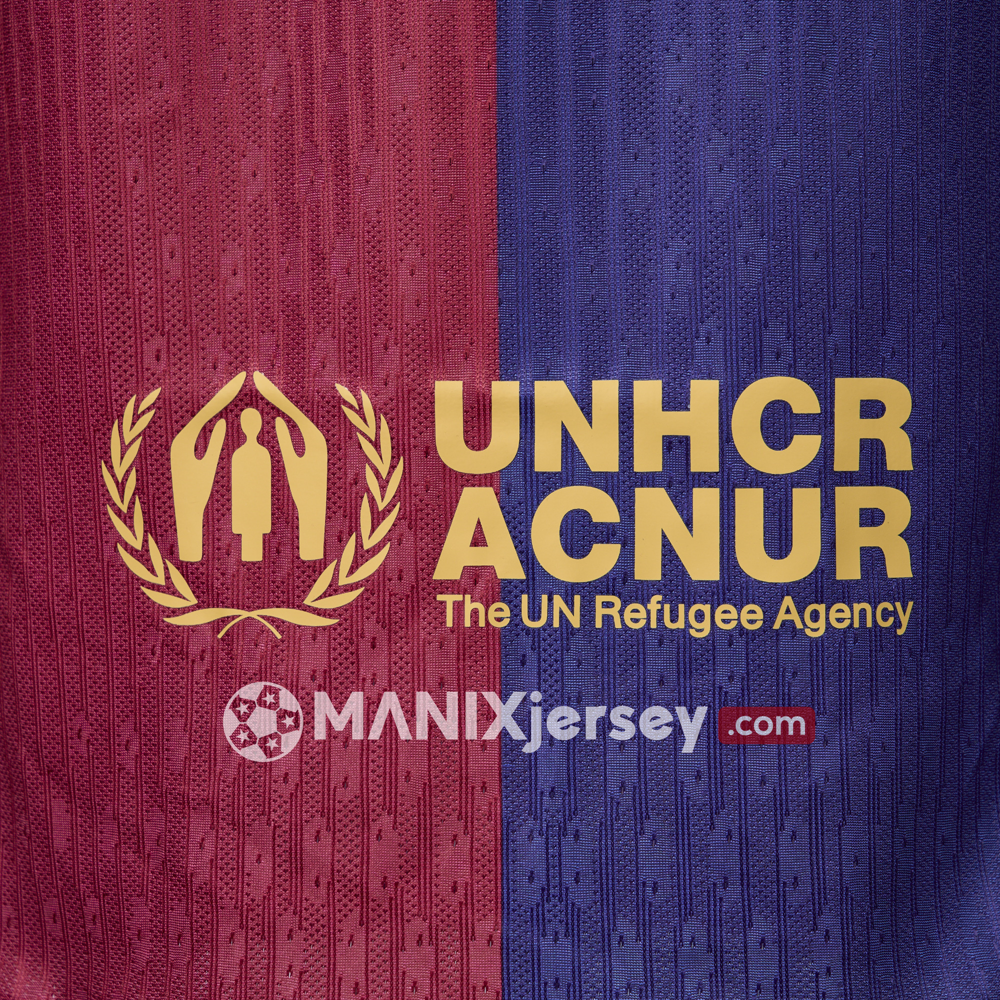 ManixJersey.com | Barcelona 24-25 Home Unsponsored Jersey - Player Version -Customize Name, Number and Patch | Worldwide Shipping