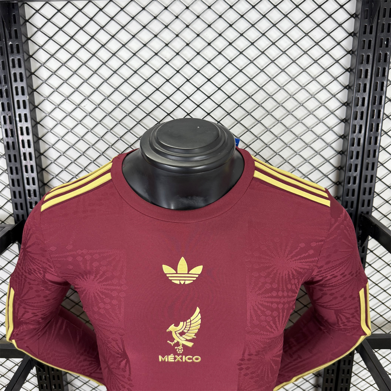UltraTrikot-Mexico 2025 Gold Cup Red Long Sleeves Jersey - Player Version